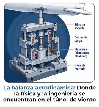 balanza aerodinámica para pruebas de arrastre