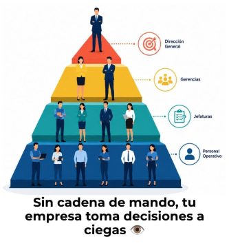 cadena de mando empresarial