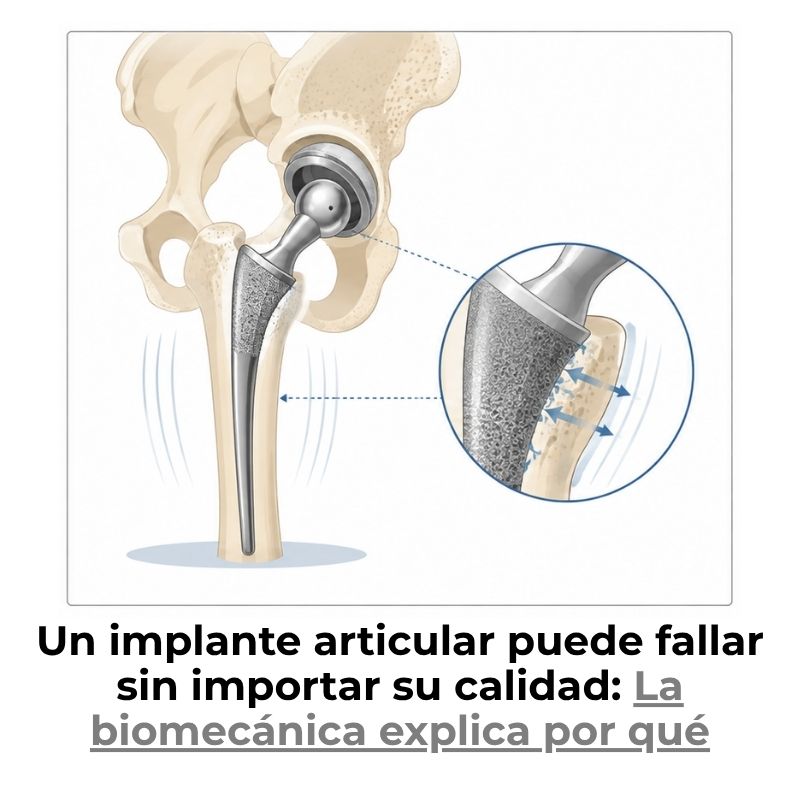 estabilidad biomecánica de un implante articular