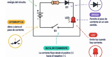 cómo leer un diagrama de circuito electrónico