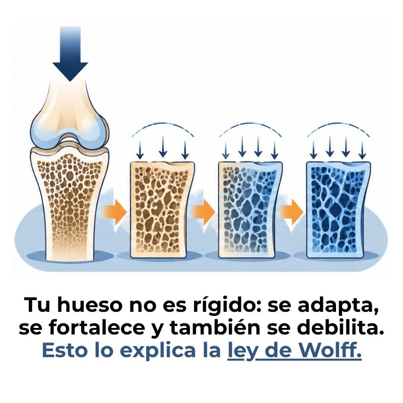 qué es la ley de Wolff en biomecánica