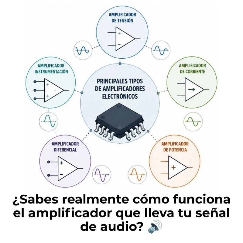 tipos de amplificadores electrónicos