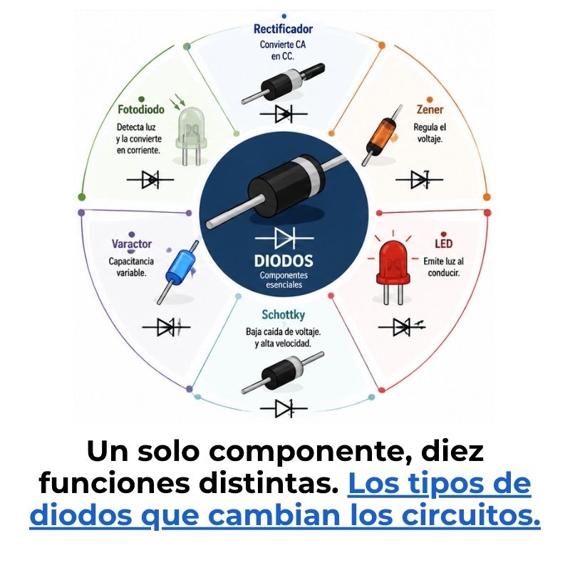 tipos de diodos electrónicos