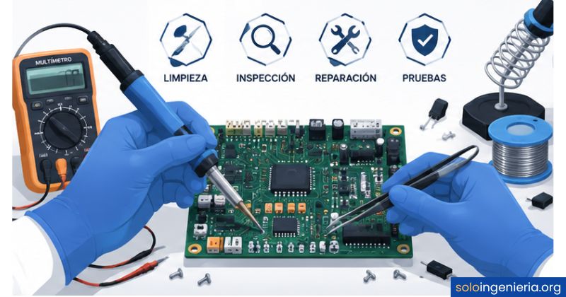 mantenimiento de equipos electrónicos