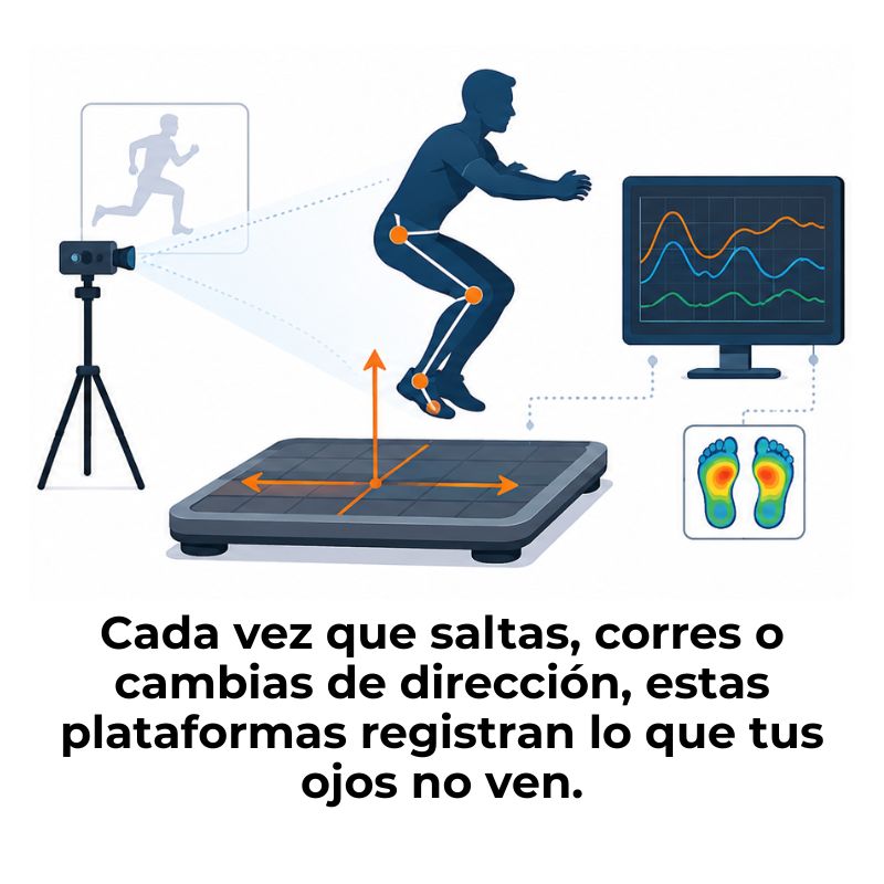 plataformas de fuerza en biomecánica deportiva