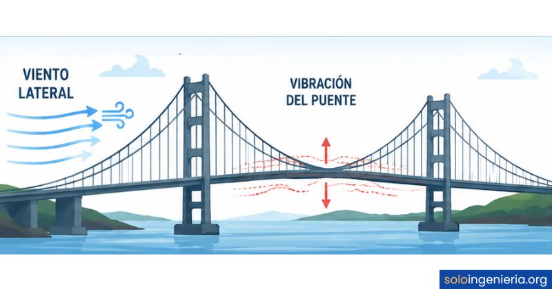 por qué el viento hace vibrar los puentes