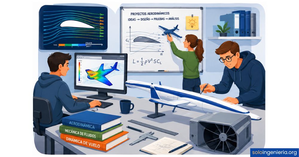 proyectos de aerodinámica para estudiantes de ingeniería