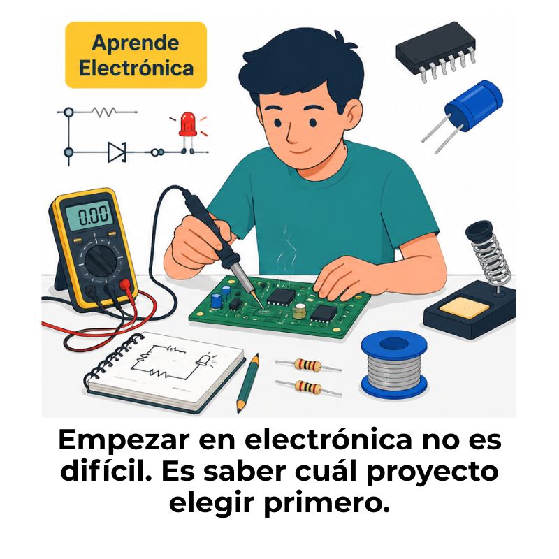 proyectos básicos de electrónica para principiantes