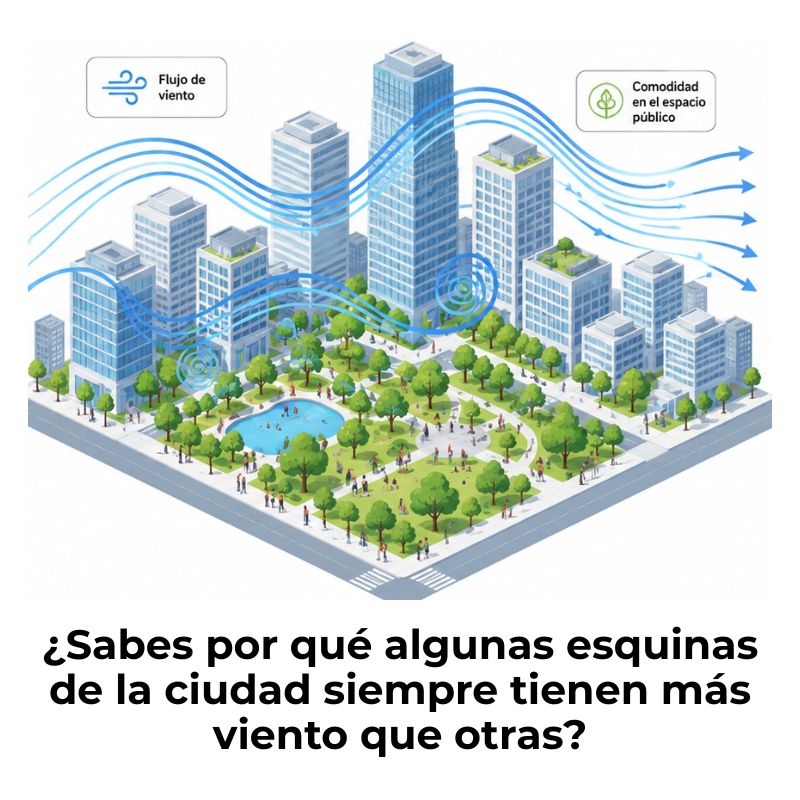 confort eólico en zonas urbanas