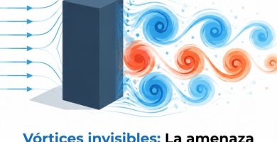 desprendimiento de vórtices en estructuras
