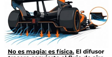qué es el difusor aerodinámico trasero