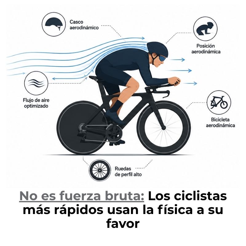 aerodinámica del ciclismo