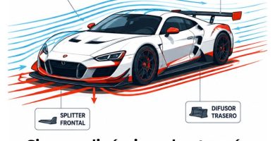 qué es la aerodinámica en el automovilismo
