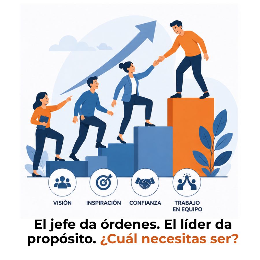 jefe vs líder empresarial