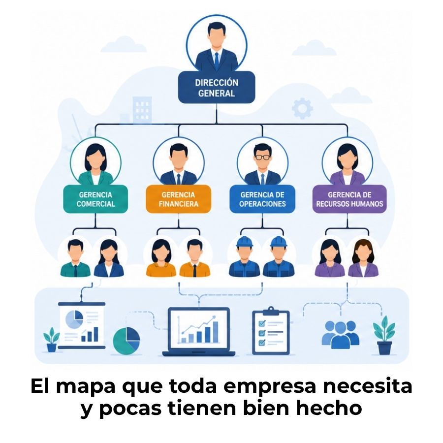qué es un organigrama empresarial