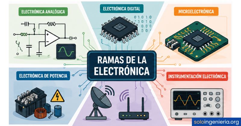 ramas de la electrónica