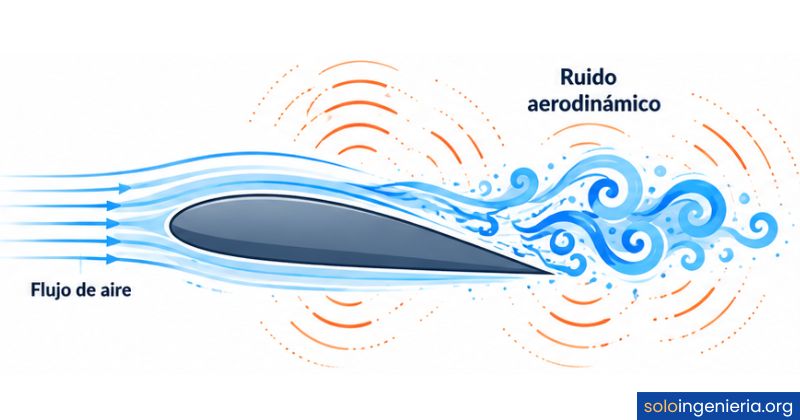 ruido aerodinámico y cómo se genera