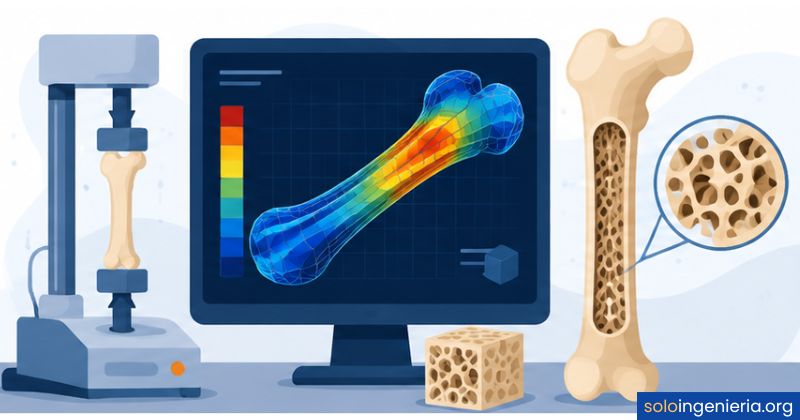 simulación digital del comportamiento del hueso