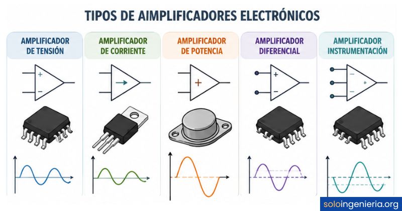 tipos de amplificadores electrónicos