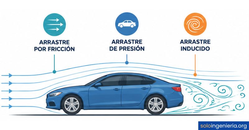 tipos de arrastre aerodinámico