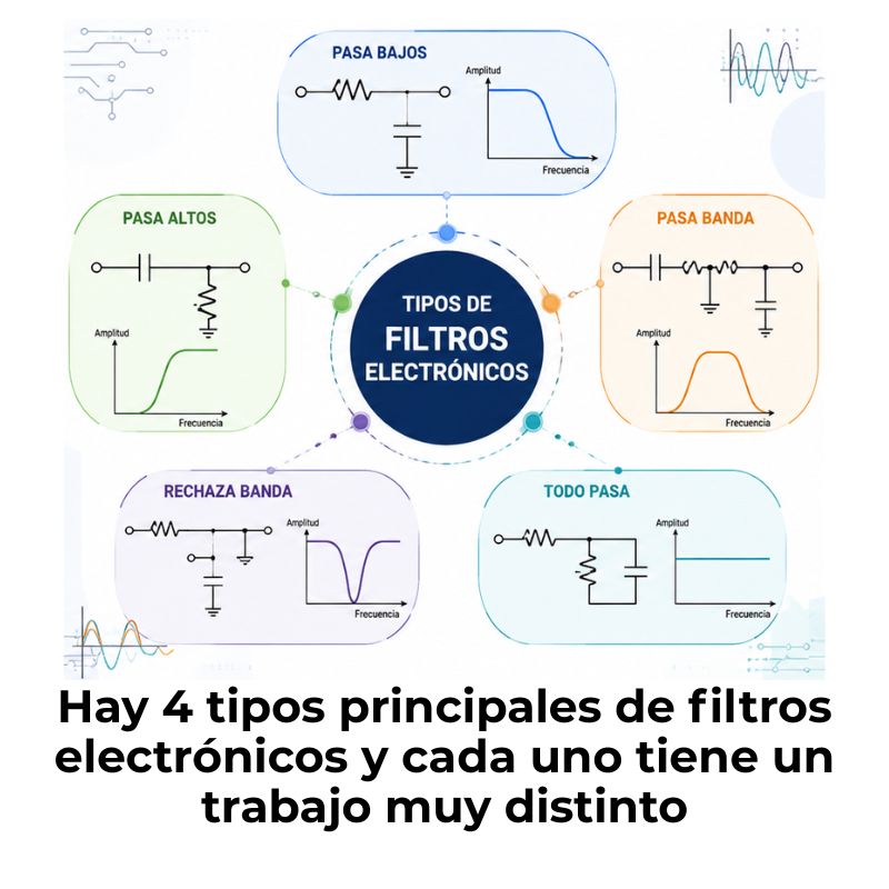 tipos de filtros electrónicos