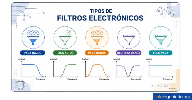 tipos de filtros electrónicos