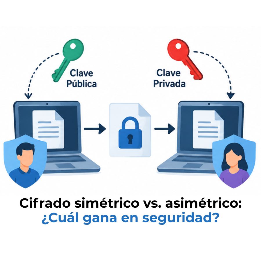 cifrado simétrico y asimétrico