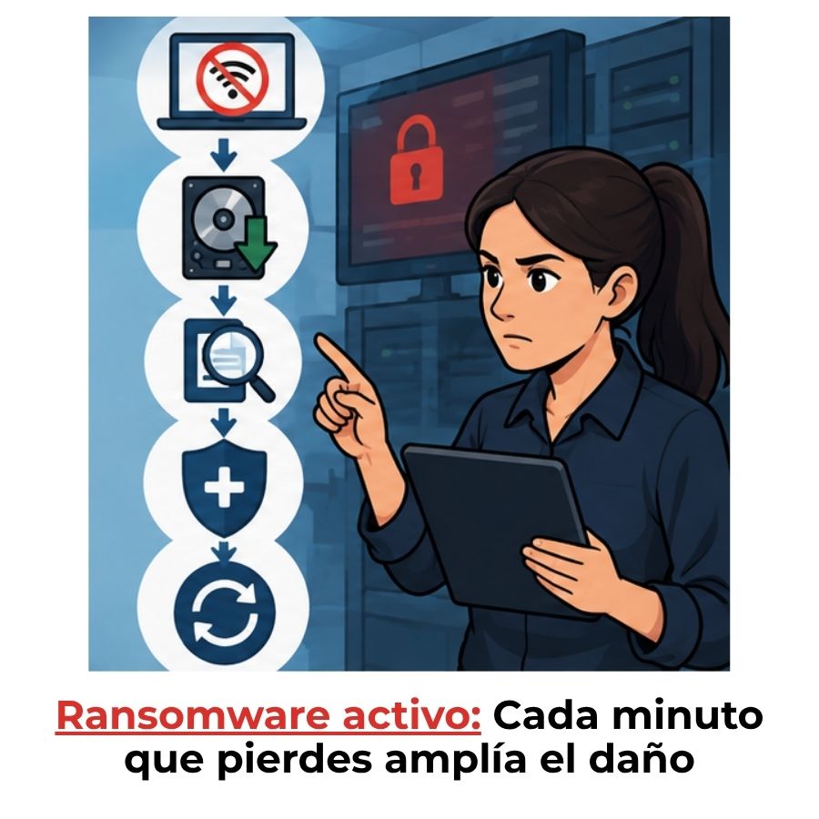 cómo actuar ante un ataque de ransomware