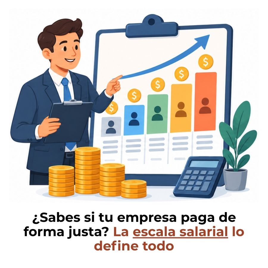 cómo se diseña una escala salarial para una empresa
