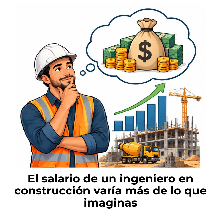 cuánto gana un ingeniero en construcción