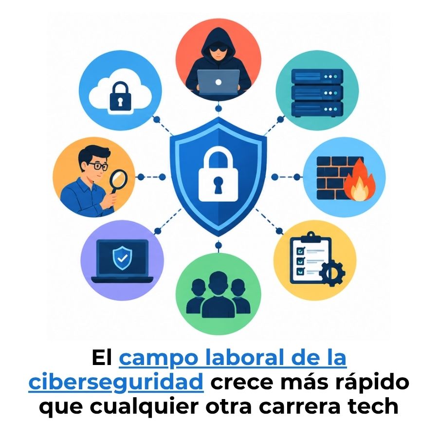 campo laboral de la ingeniería en ciberseguridad