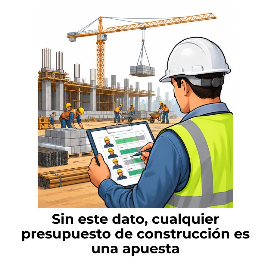 rendimiento de mano de obra en construcción