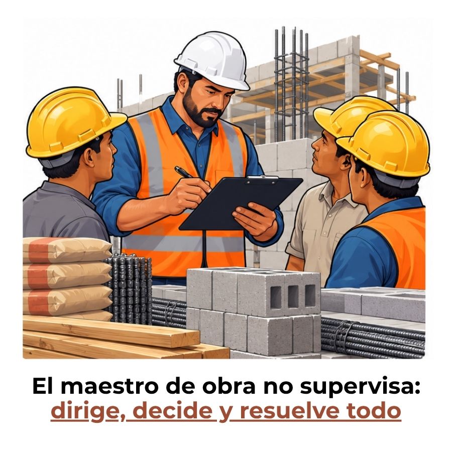 funciones de un maestro de obra en construcción