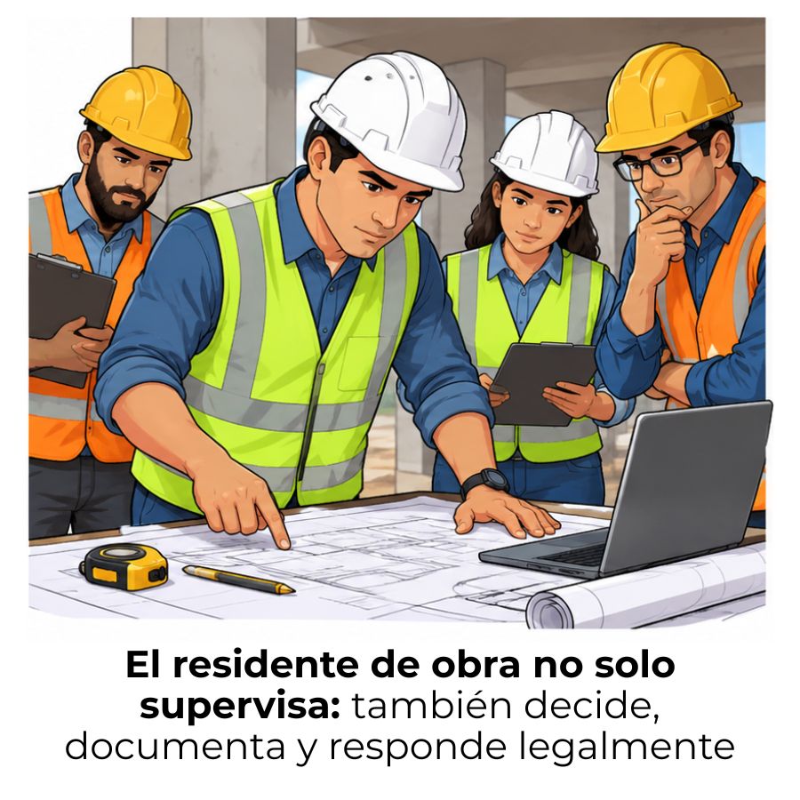 funciones del residente de obra en construcción