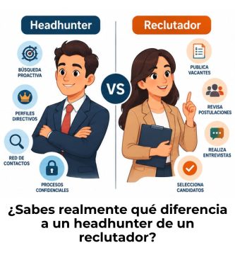 headhunter y un reclutador