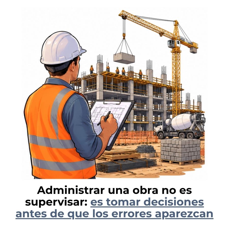 administración de obras