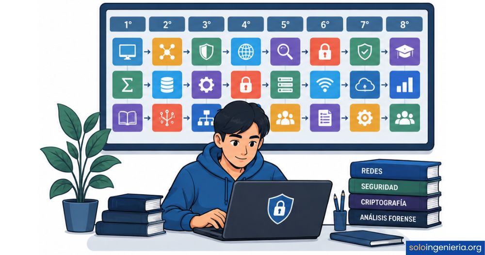 malla curricular de ingeniería en ciberseguridad