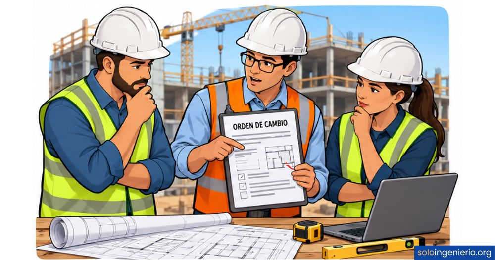 qué es una orden de cambio en construcción