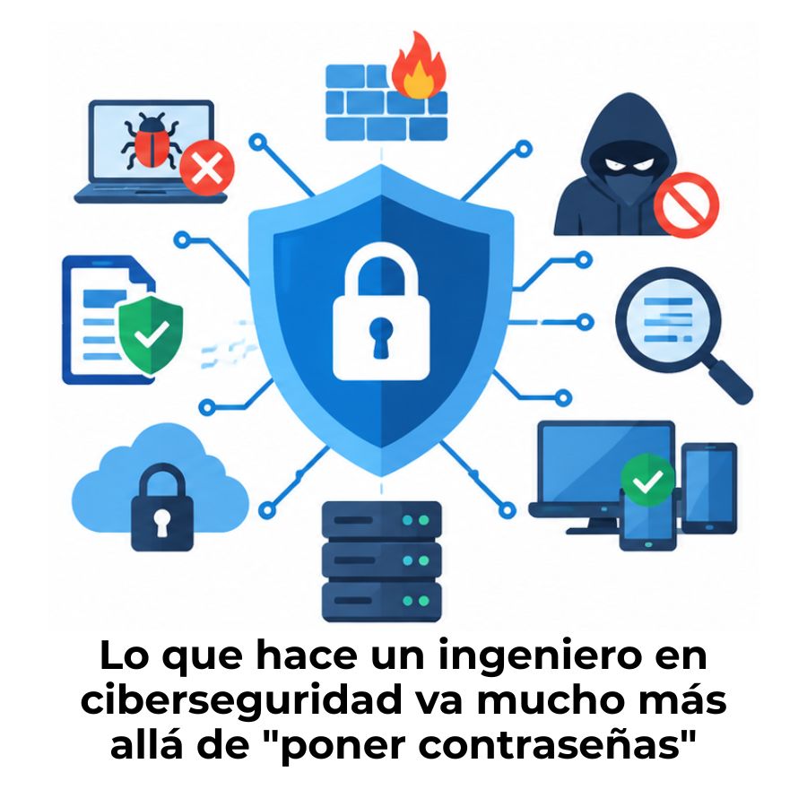 qué hace un ingeniero en ciberseguridad en su trabajo diario