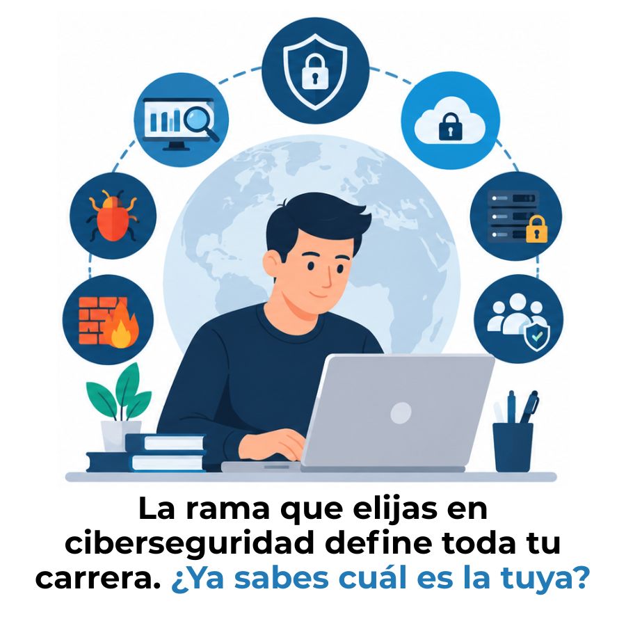 ramas de la ciberseguridad