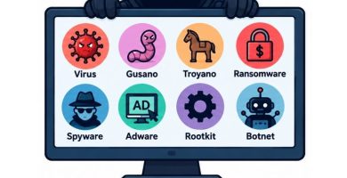 tipos de malware más comunes y cómo funcionan