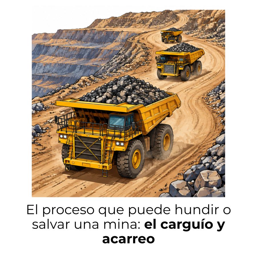 carguío y acarreo en minería