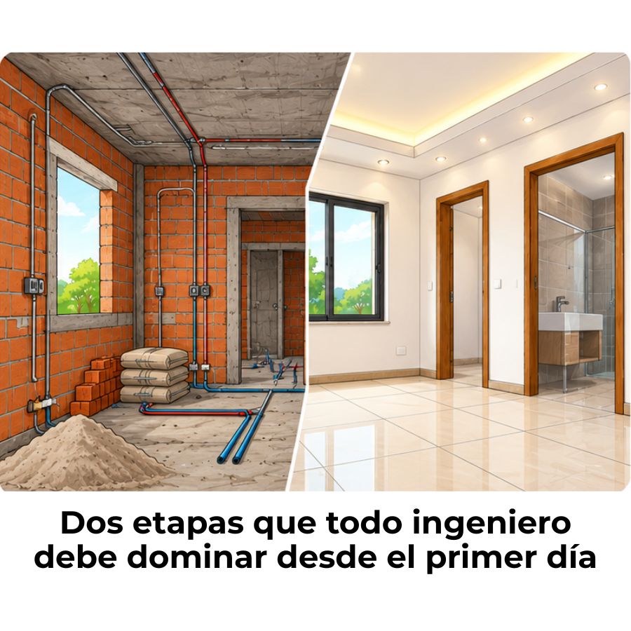 diferencia entre obra gruesa y obra fina en construcción