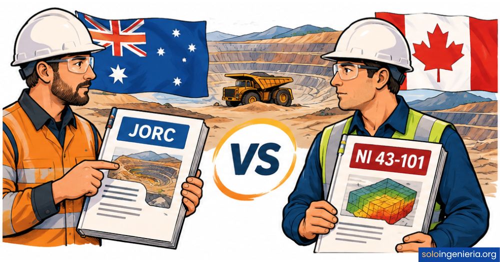 diferencias entre JORC y NI 43-101