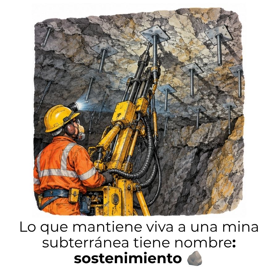 sostenimiento en minería subterránea