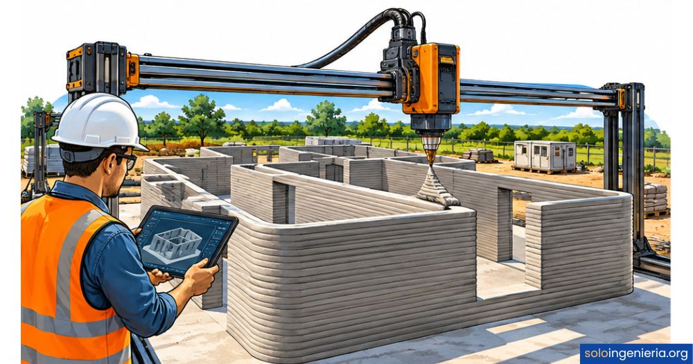 impresión 3d aplicada a la construcción