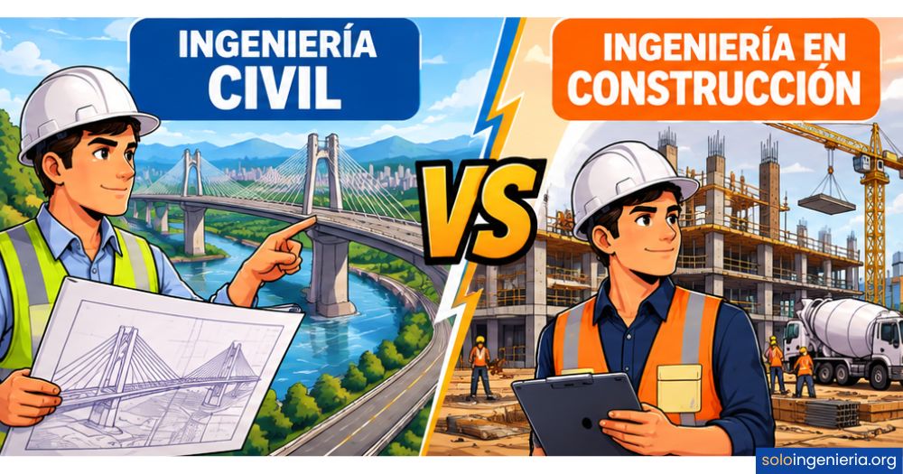 ingeniería civil vs ingeniería en construcción