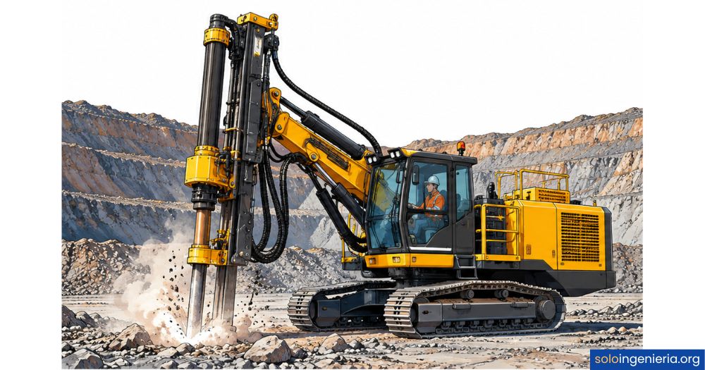 jumbo de perforación en minería
