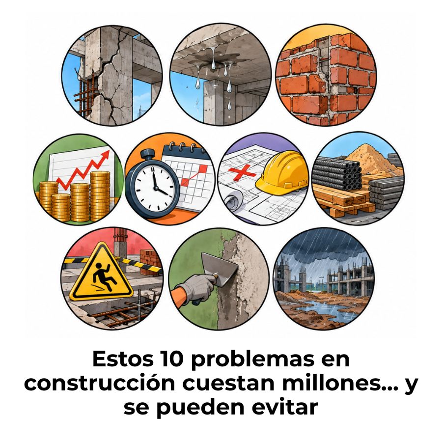 10 problemas comunes en la construcción