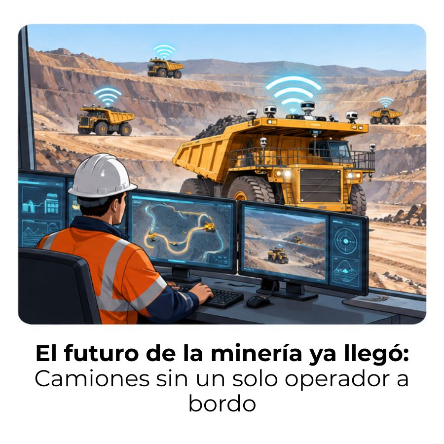 camiones autónomos en minería